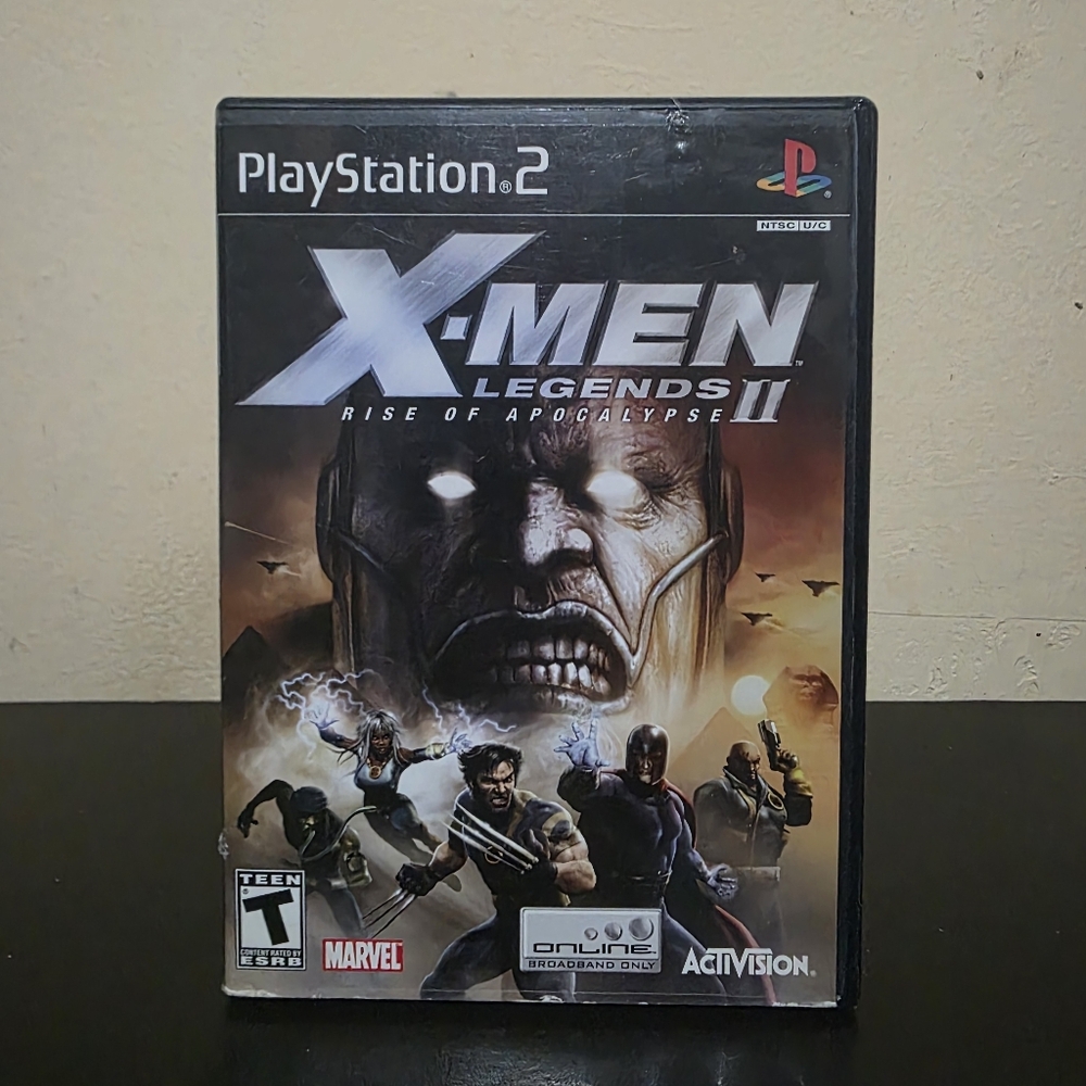 X-Men: Legends 2 Rise of Apocalypse (PlayStation 2 PS2) No Manual Tested-Working